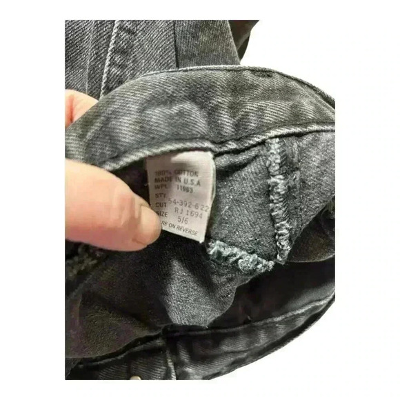 Vintage Roper Bareback Black Jeans 5/6 Women’s Western Cotton - Picture 8 of 9